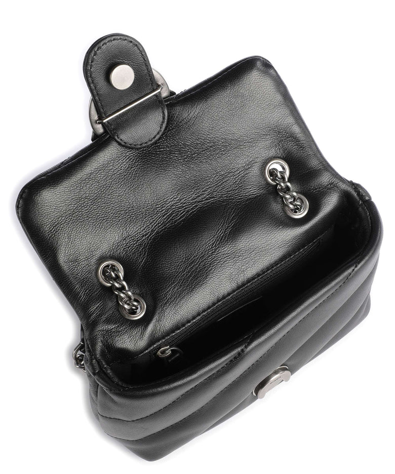 Pinko Love Puff Baby Shoulder bag nero/old silver