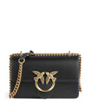 Pinko Love One Mini Bolsa tiracolo nero/antique gold