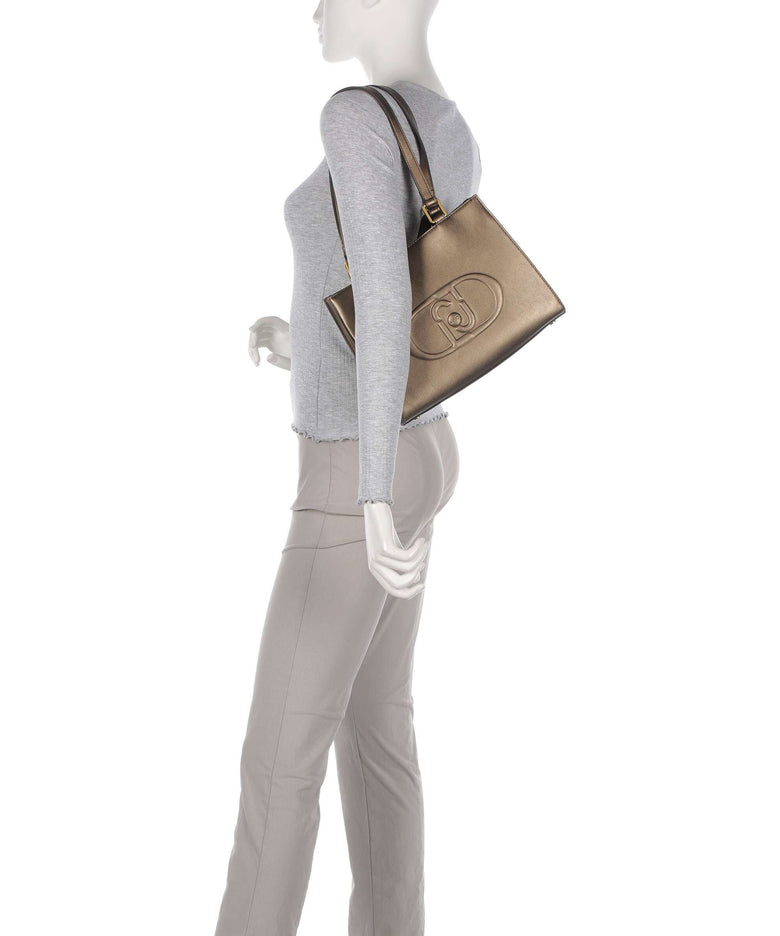 Liu Jo Rubino Tote bag bronzo metallic