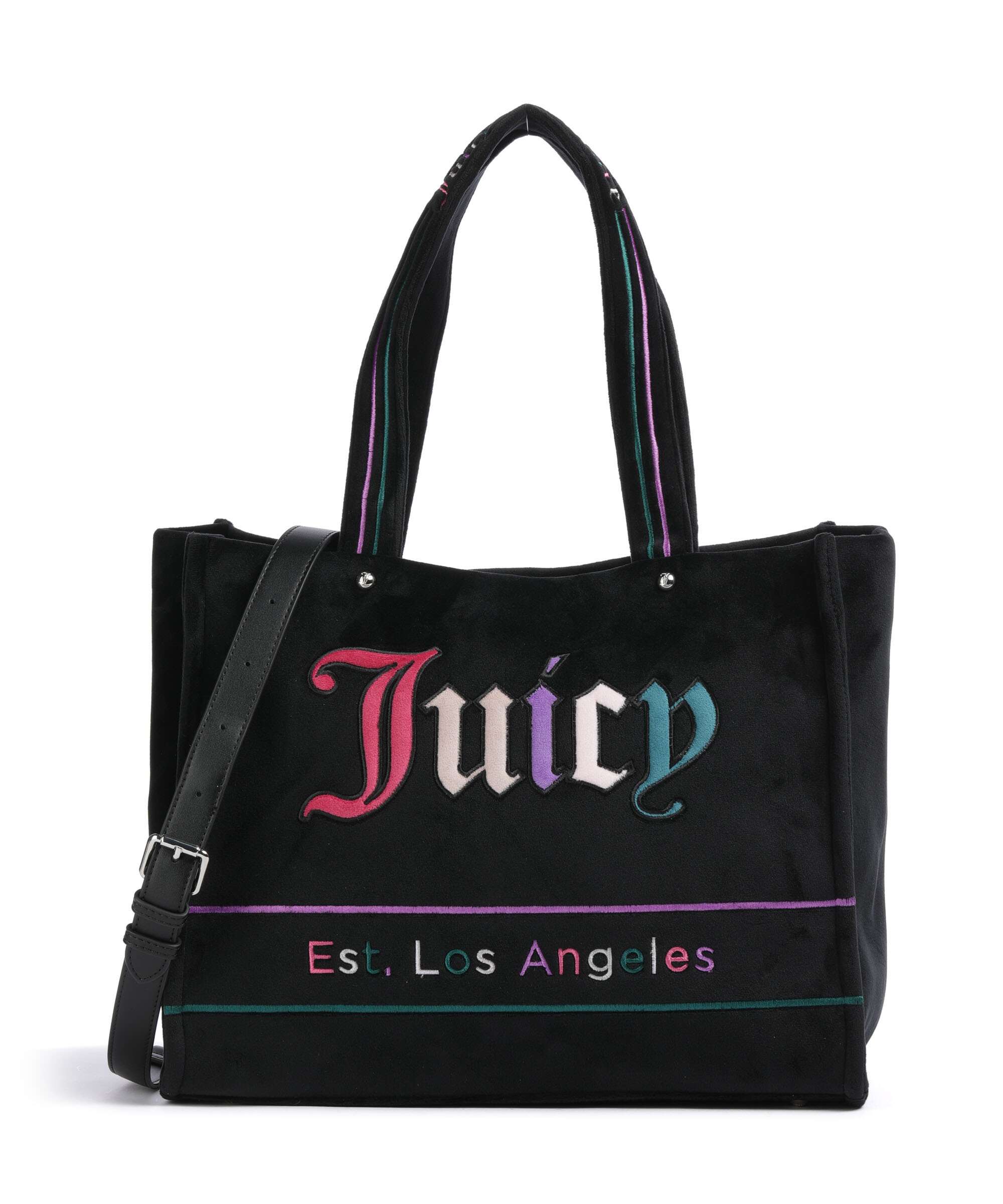 Juicy Couture Iris Velvet L Tote bag black