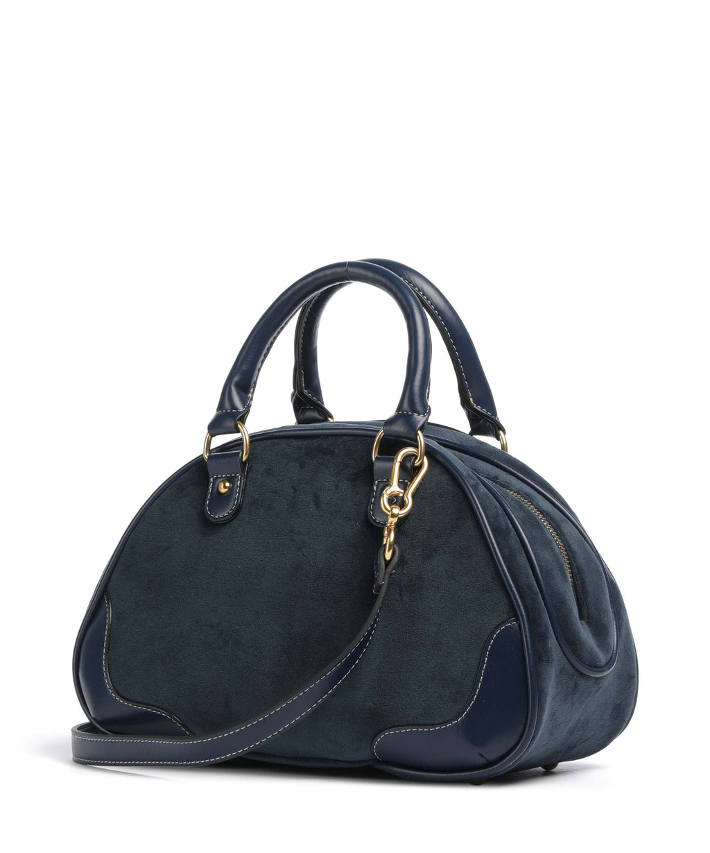 Juicy Couture Twig Narrative Velvet Handbag blue depths