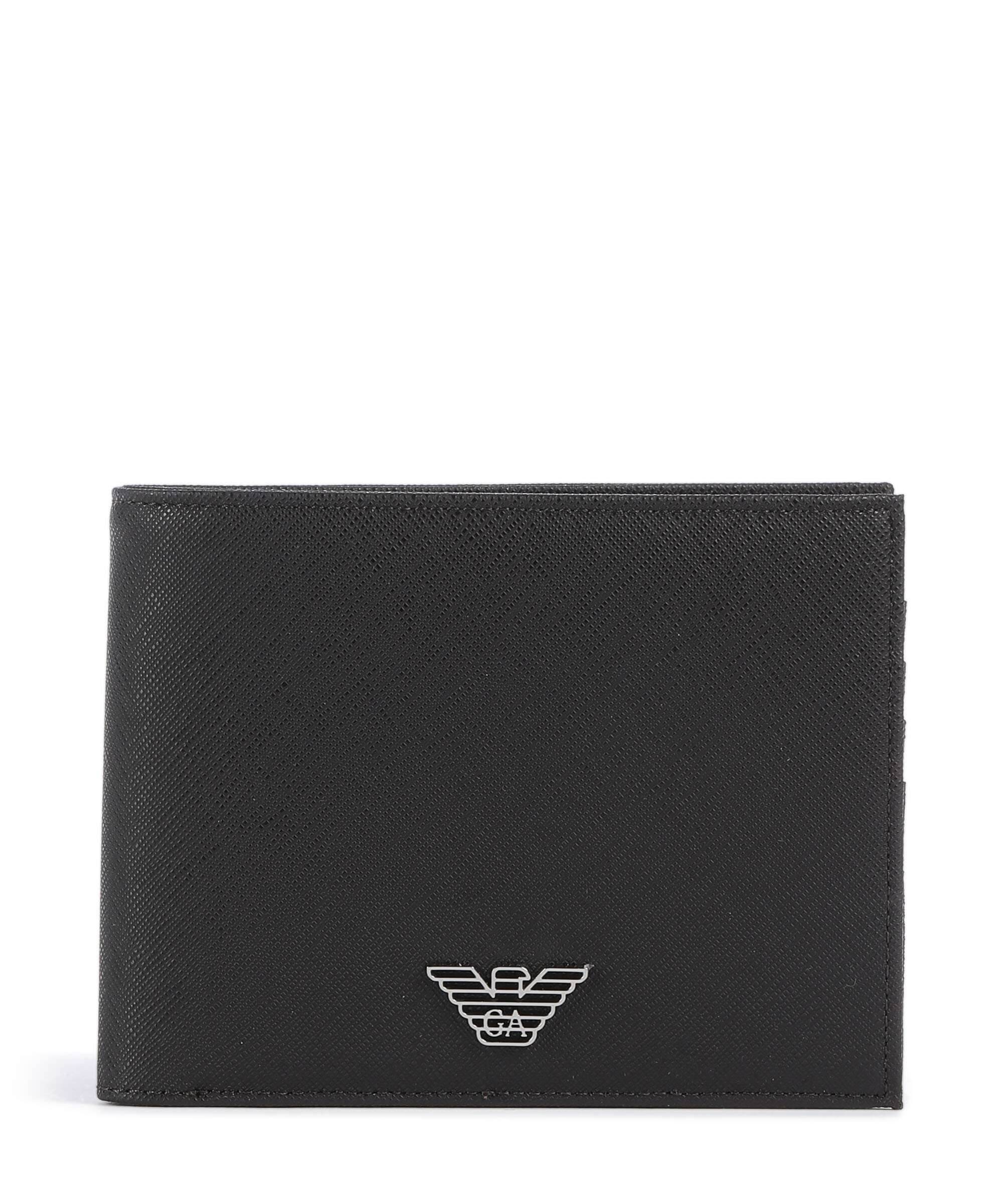 Emporio Armani Saffiano Animation Wallet ebony