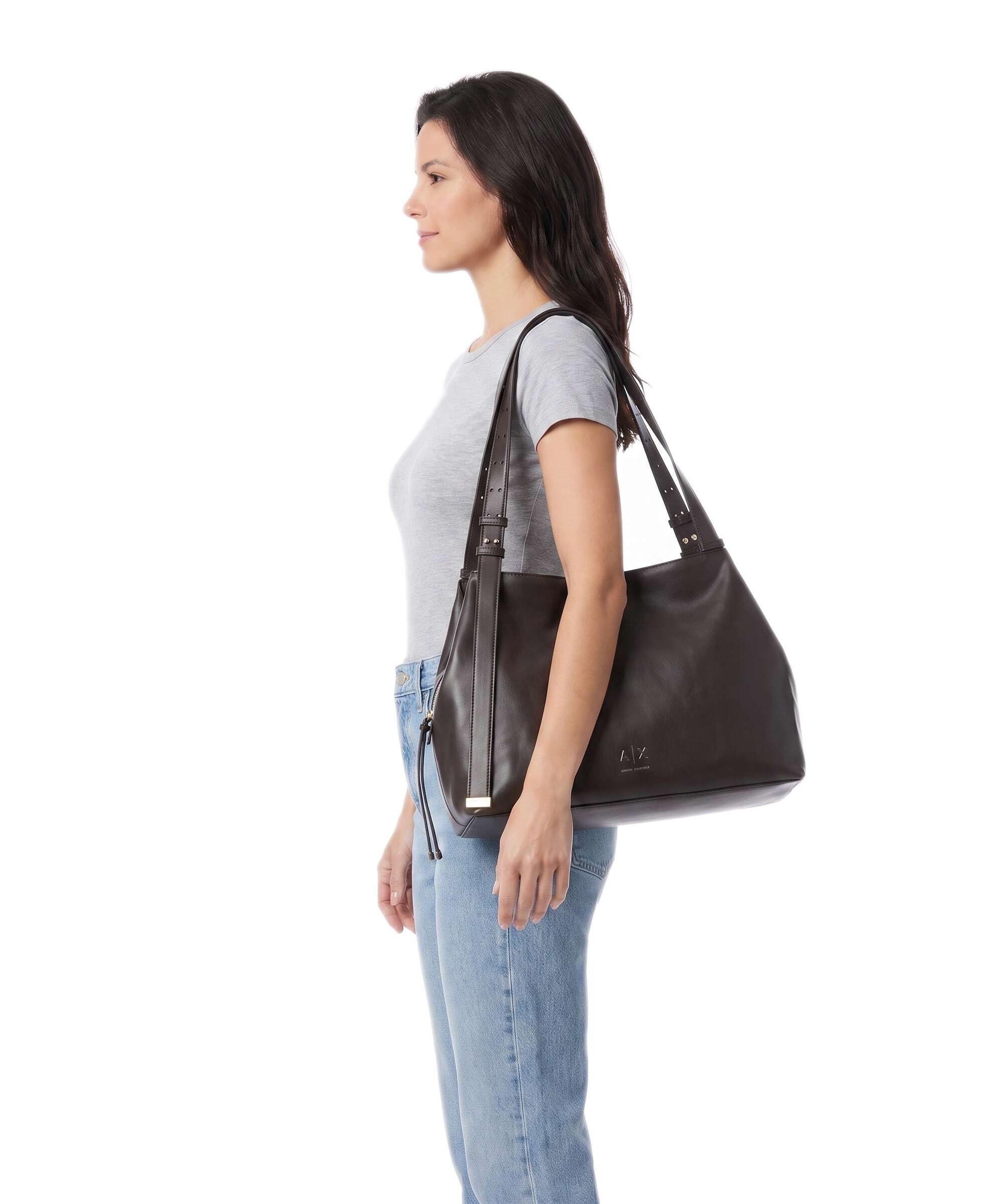 Armani Exchange Alice M Hobo bag antagonist