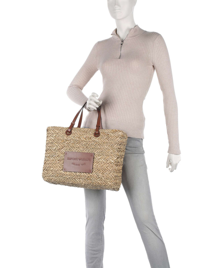 Emporio Armani Mare Tote bag natural/leather