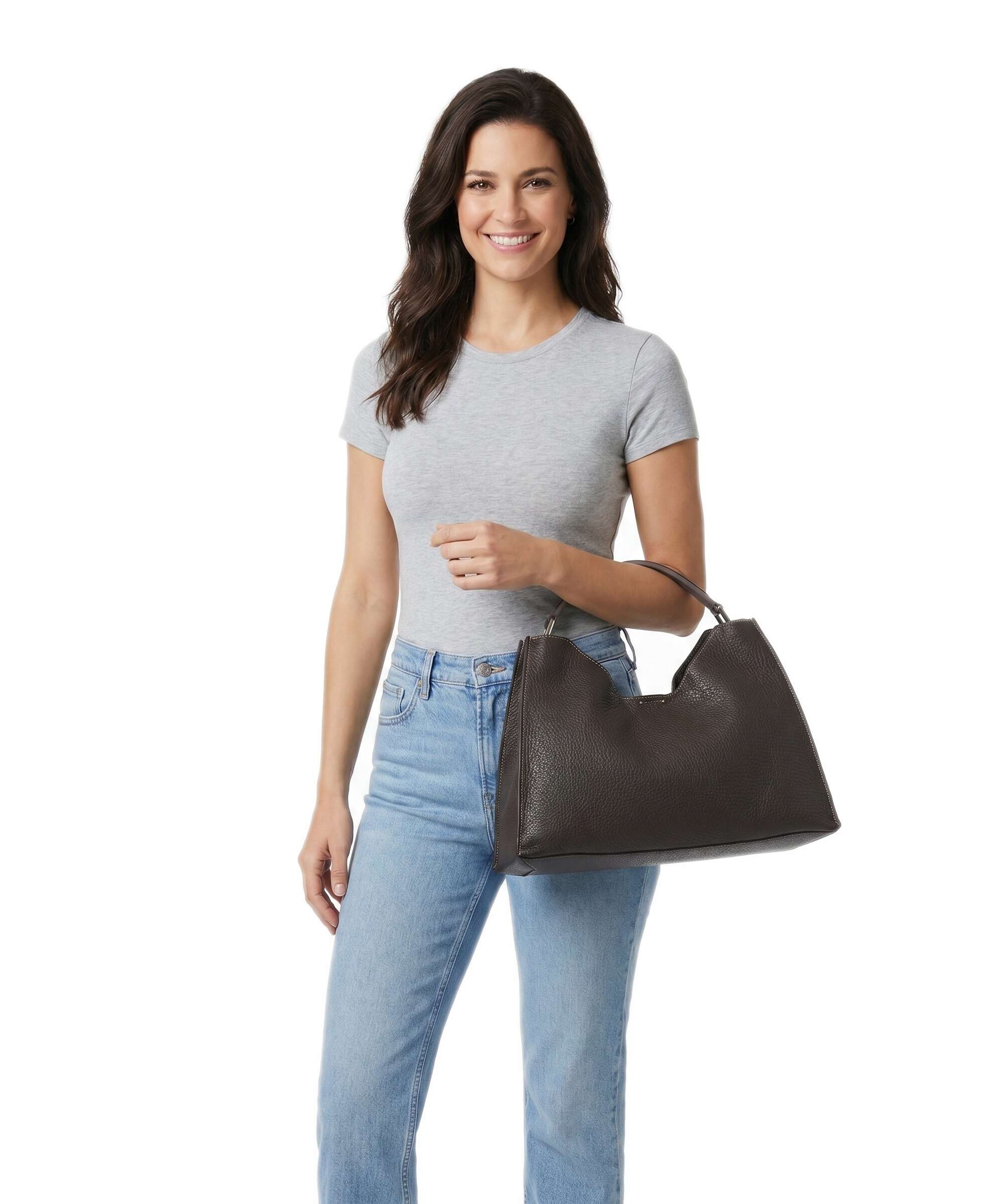 Gianni Chiarini Aurora Hobo bag espresso