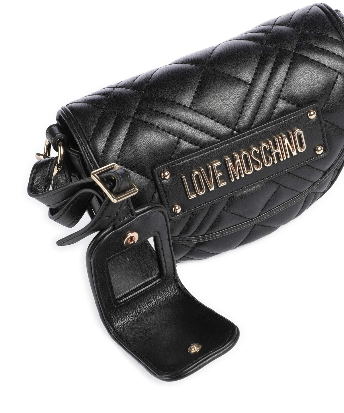 Love Moschino Quilted Crossbody bag nero