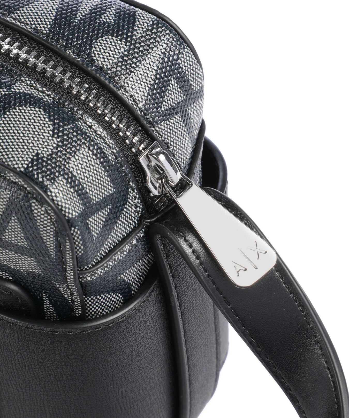 Armani Exchange Susie Crossbody bag beige/navy stripes