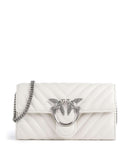 Pinko Love One Bolsa bianco seta/old silver