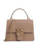 Pinko Love One Mini Bolsa tiracolo biscotto zenzero/antique gold