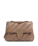 Pinko Love Puff Big Bolsa tiracolo biscotto zenzero/antique gold
