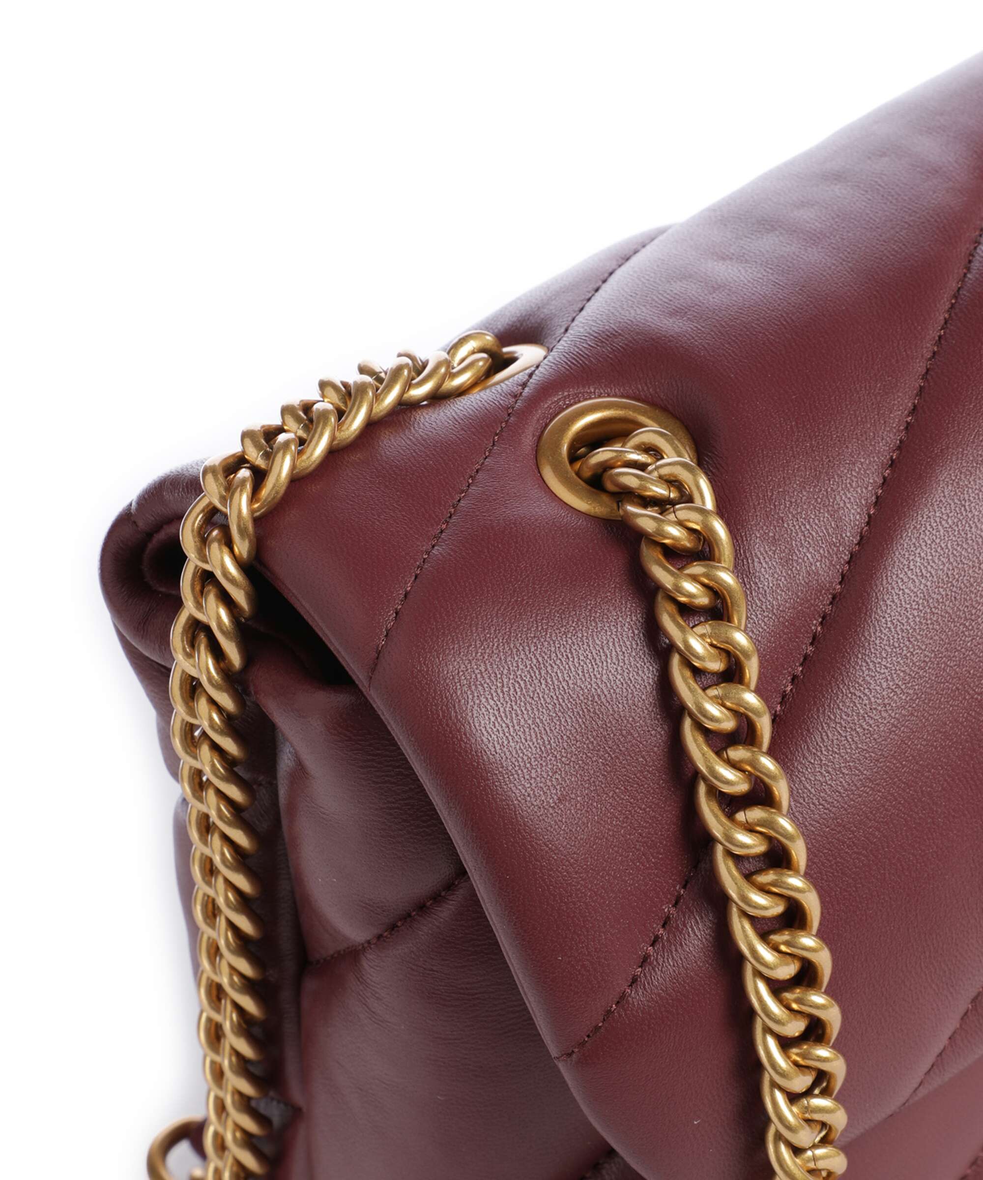 Pinko Love Puff Classic Shoulder bag ribes intenso/antique gold