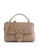 Pinko Love Lady Puff Mini Bolsa biscotto zenzero/antique gold