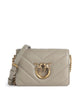 Pinko Love Click Mini Bolsa tiracolo noce/antique gold