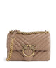 Pinko Love One Mini Bolsa tiracolo biscotto zenzero/antique gold