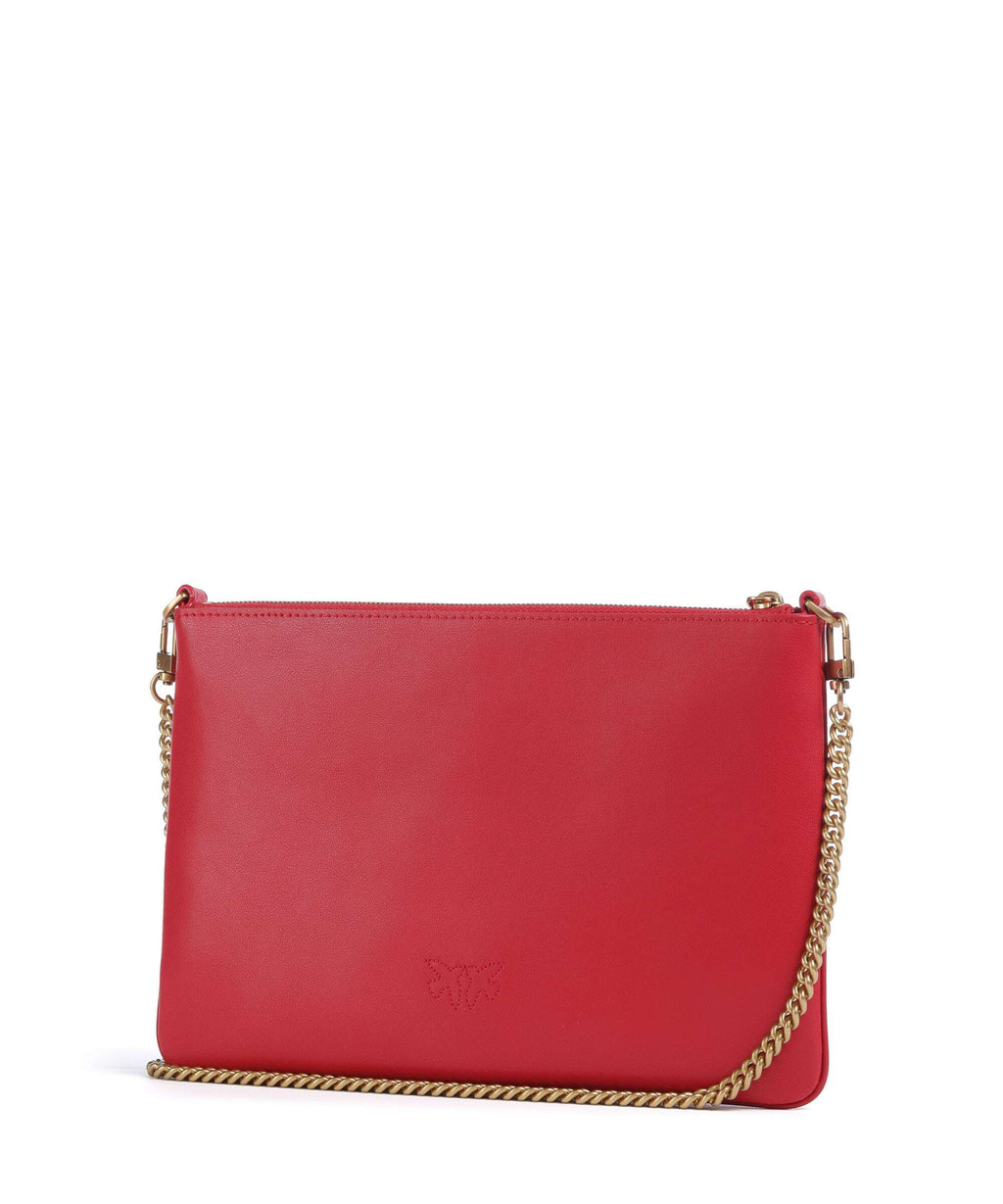 Pinko Flat Classic Crossbody bag rosso/antique gold