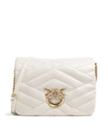 Pinko Love Click Puff Classic Crossbody bag bianco