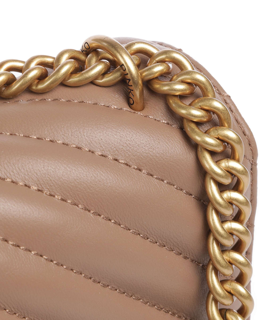 Pinko Love One Classic Shoulder bag biscotto zenzero