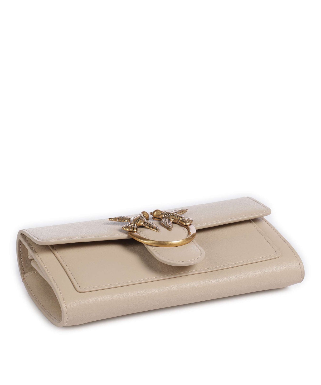Pinko Love One Wallet beige/grigio fumo/antique gold