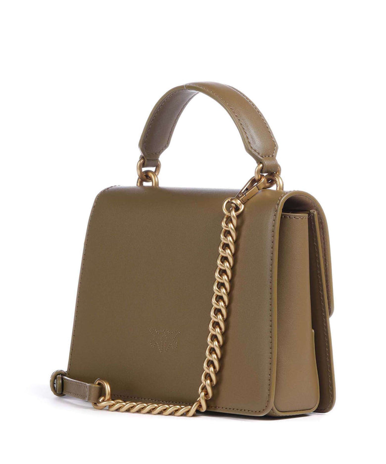 Pinko Love One Mini Handbag piantagione/antique gold