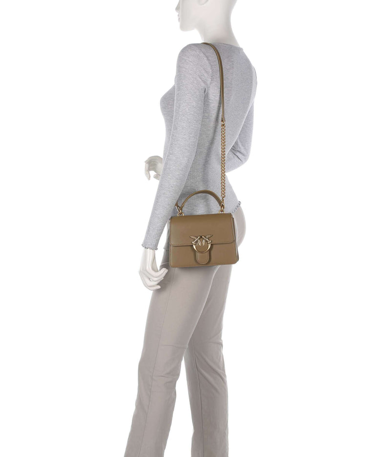 Pinko Love One Mini Handbag piantagione/antique gold