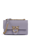 Pinko Love Soft Mini Bolsa tiracolo cenerre viola/antique gold