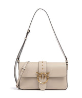 Pinko Love One Classic Slouchy Bolsa tiracolo beige/grigio fumo/antique gold