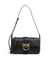 Pinko Love One Classic Slouchy Bolsa tiracolo nero/antique gold