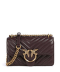 Pinko Love One Mini Shoulder bag uva di catawba/antique gold