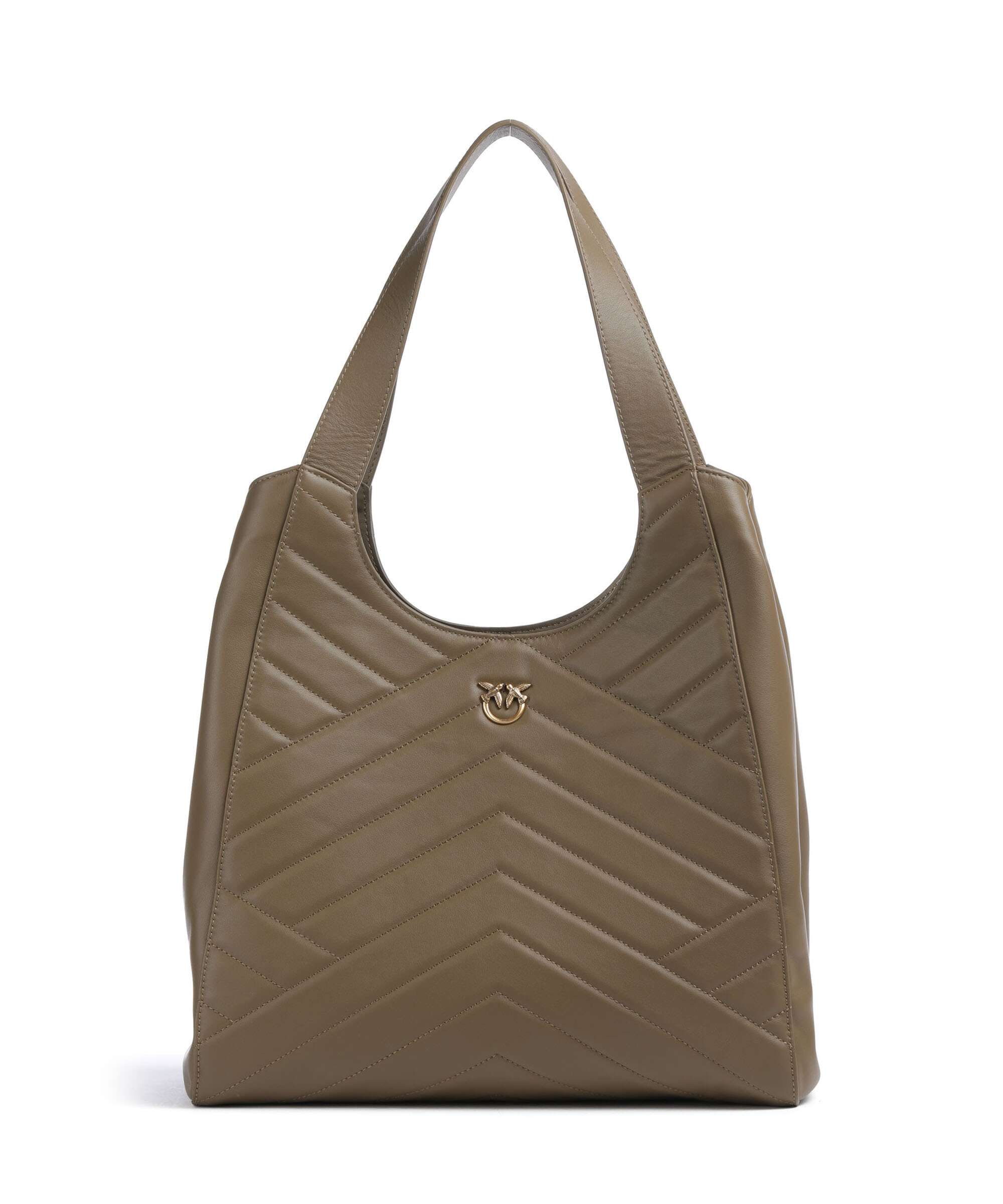 Pinko Puzzle Tote bag scricciolo/antique gold