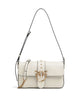 Pinko Love One Classic Slouchy Bolsa tiracolo bianco seta/antique gold