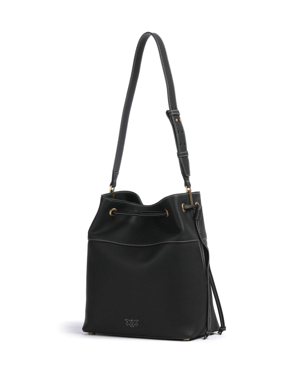 Pinko Secchiello Mini Bucket bag nero/antique gold