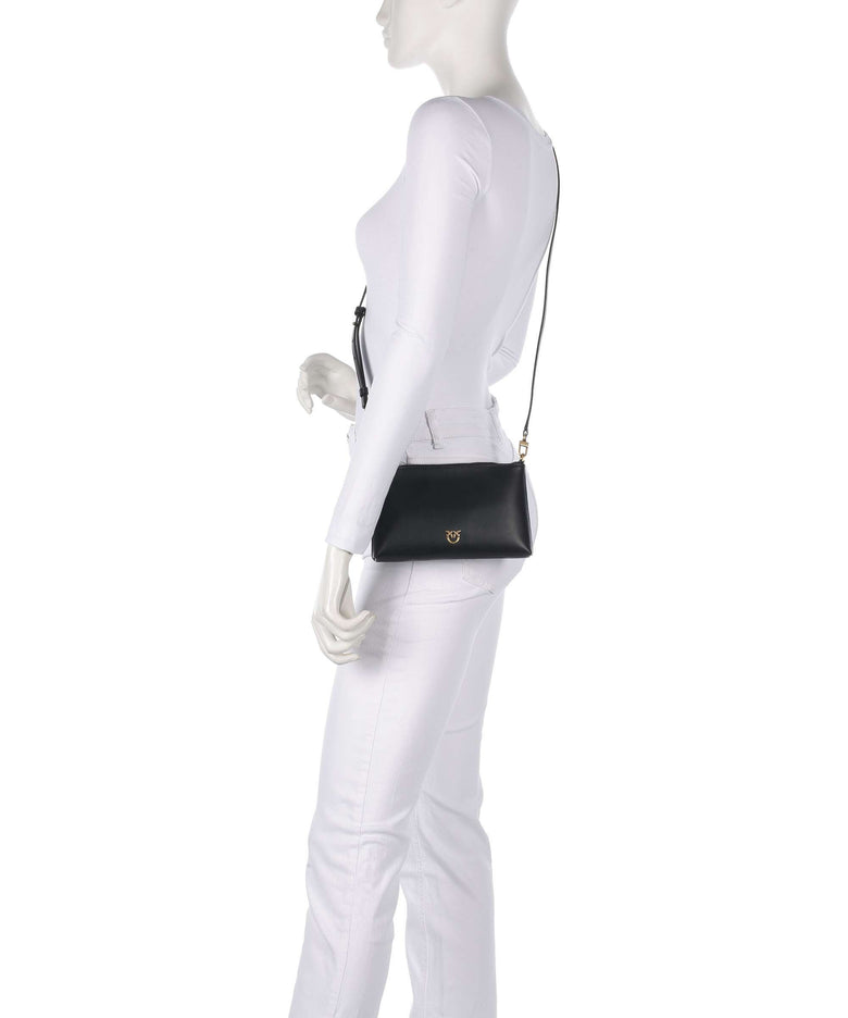 Pinko Flat Mini Crossbody bag nero/antique gold