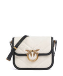 Pinko Love Box Mini Bolsa tiracolo beige/navy stripes