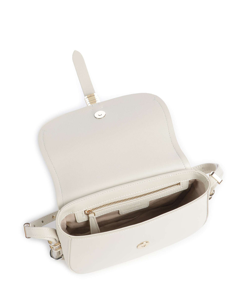 Pinko Saddle Mini Crossbody bag bianco seta/gold/nike