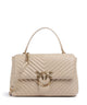 Pinko Love Lady Puff Big Bolsa beige/grigio fumo/antique gold