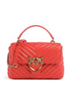Pinko Love Lady Puff Mini Bolsa rosso mandarino/antique gold