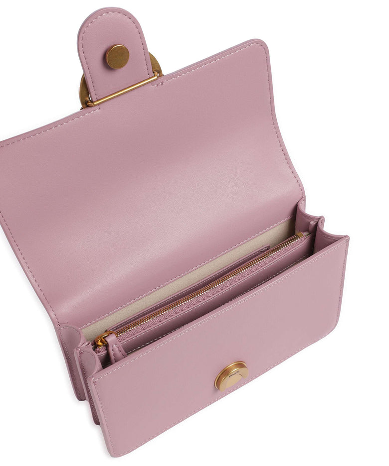 Pinko Love One Mini Shoulder bag viola/antique gold