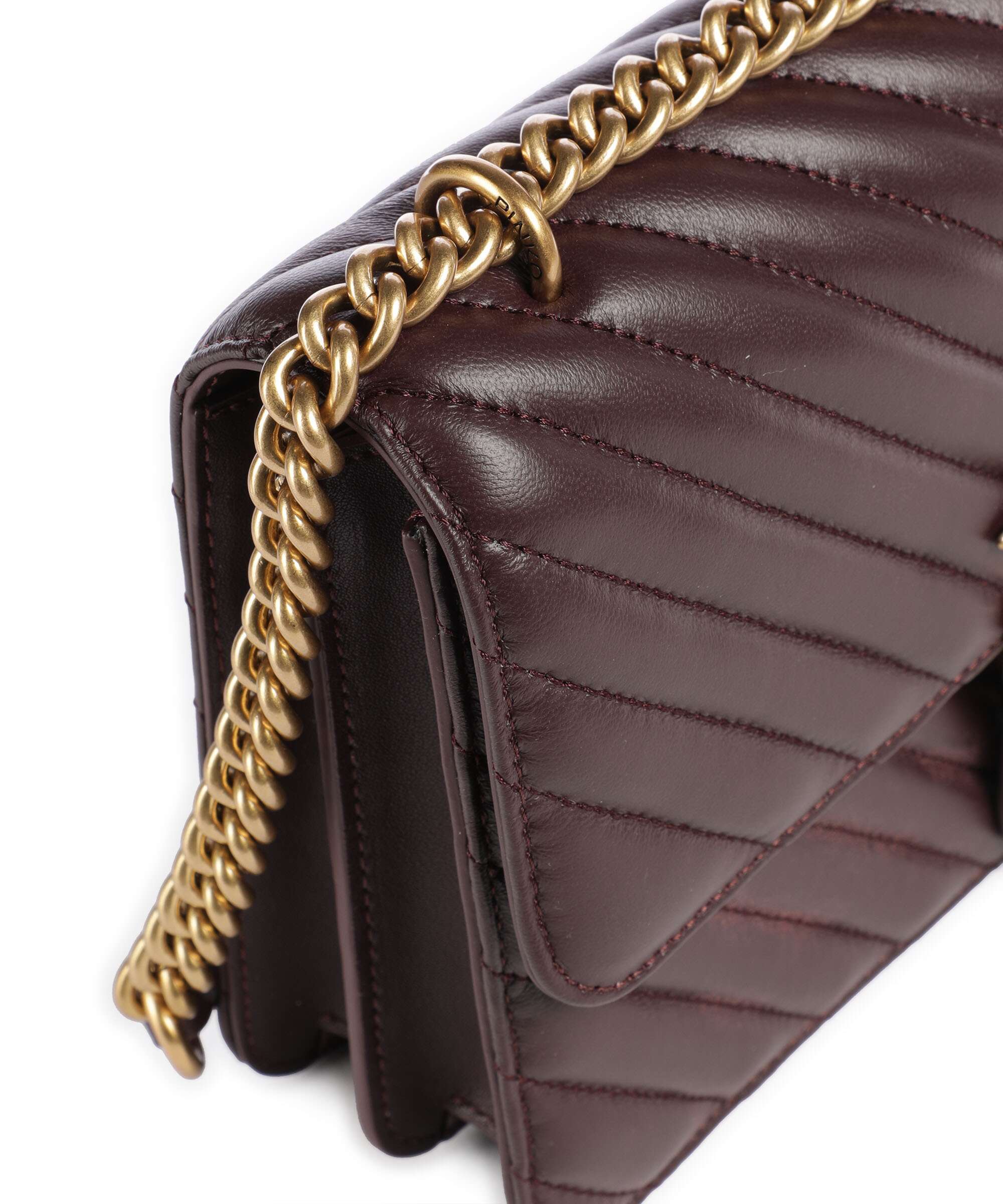Pinko Love One Classic Shoulder bag uva di catawba/antique gold