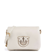 Pinko Love Click Puff Baby Bolsa tiracolo bianco seta/antique gold