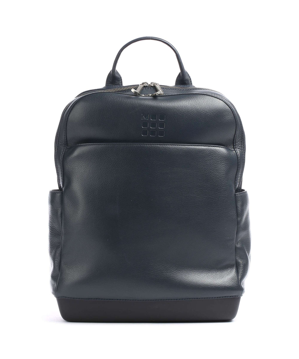 Moleskine Classic Leather Backpack sapphire blue