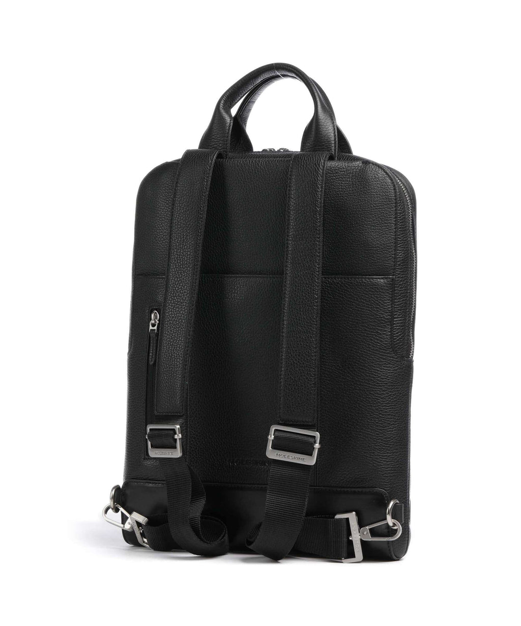 Moleskine Classic Leather Collection Backpack schwarz
