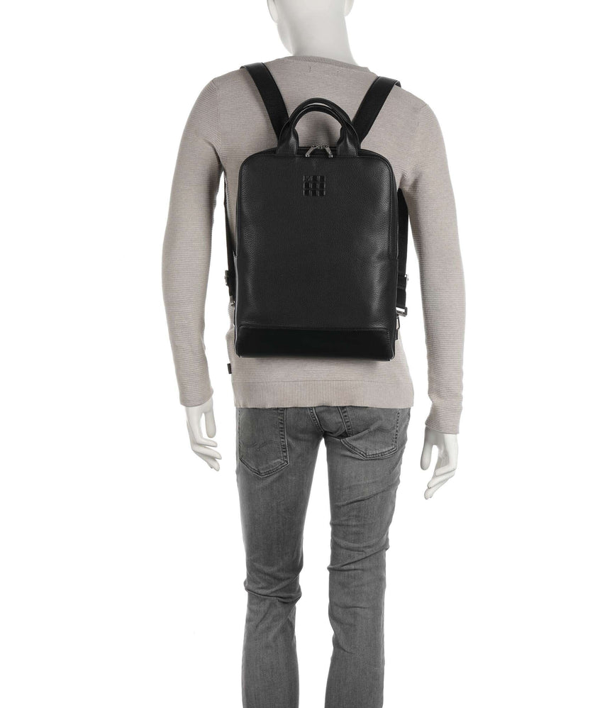 Moleskine Classic Leather Collection Backpack schwarz