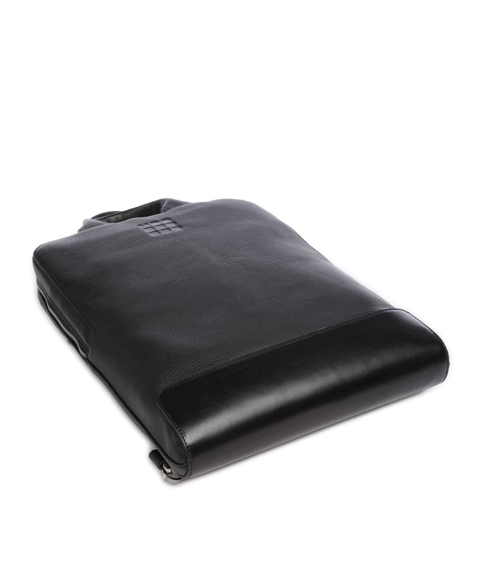 Moleskine Classic Leather Backpack schwarz