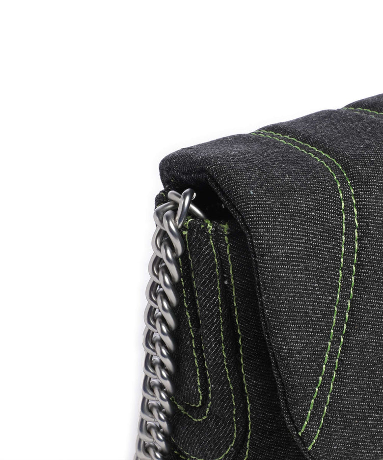 Replay Crossbody bag washed black/green