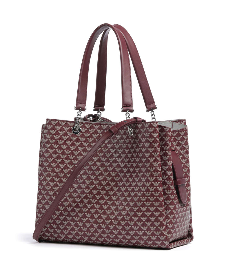 Emporio Armani Annie Tote bag vinaccia/ecru/bianco/grape marc/white