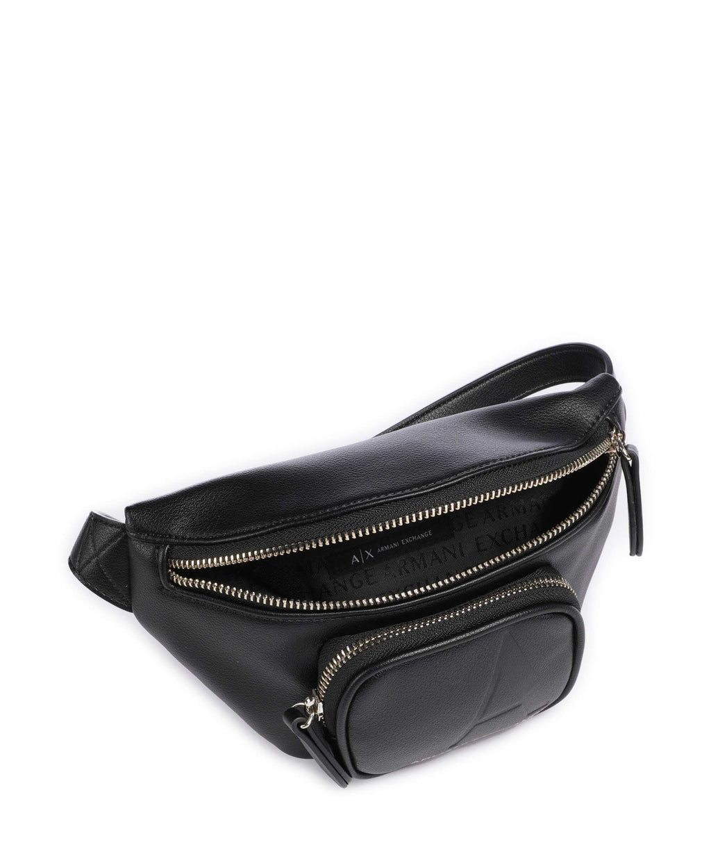 Armani Exchange A-Line Belt bag black