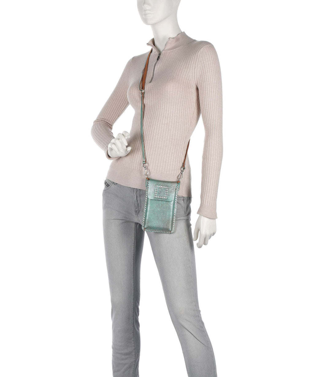 Campomaggi Phone bag smeraldo