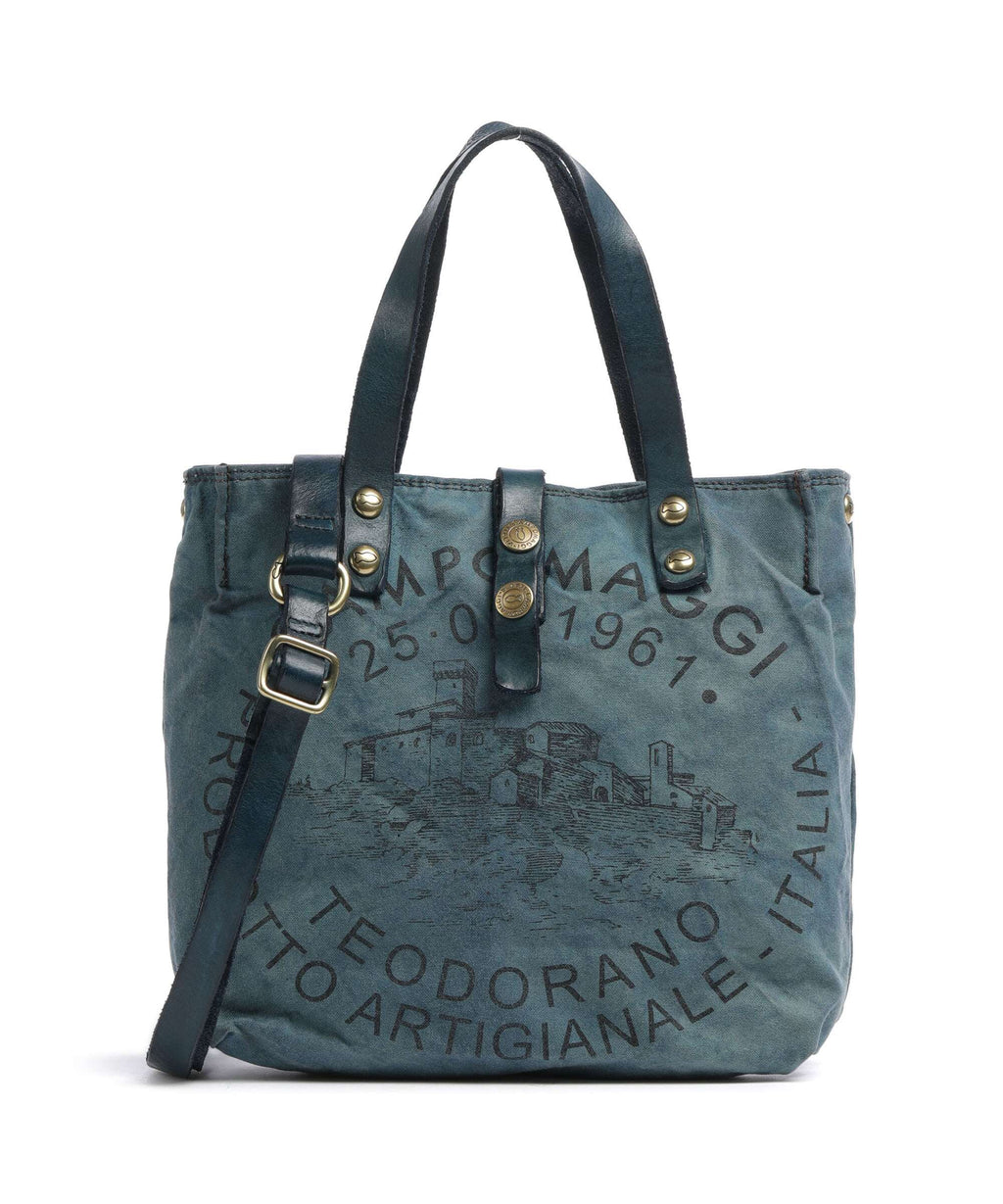 Campomaggi Handbag beige/zaffiro/nera