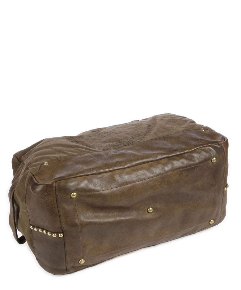 Campomaggi Weekend bag verde militare/nera