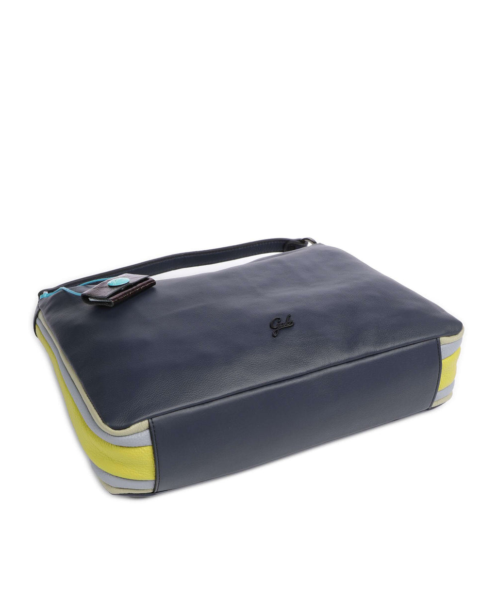 Gabs Stripes Calliope Hobo bag inchiostro blu